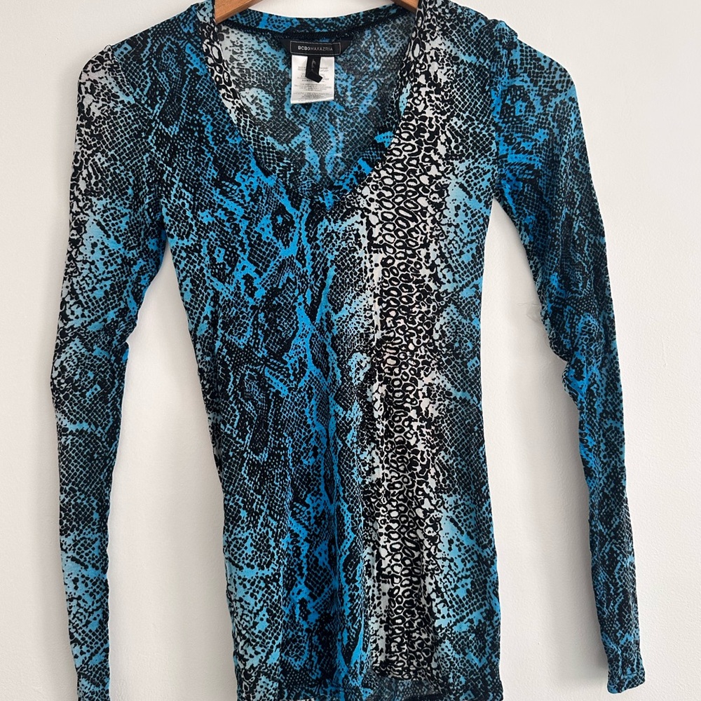 Bcbg Maxazria cotton long sleeves shirt